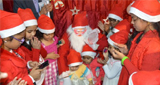 Riyadh: Santa Claus Steals the Show at Aangann Konknechem Nathalaso Sambram